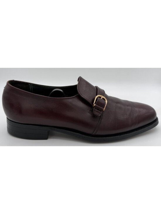 Florsheim Imperial Monk Strap Dress Shoes Burgundy Oxblood Leather Men’s 8.5 D main image 7